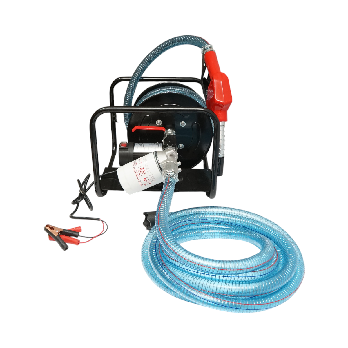 Pompa di trasferimento carburante mobile 12V, portata 40 L/min con tubo flessibile e filtro Breckner Germany - immagine 3