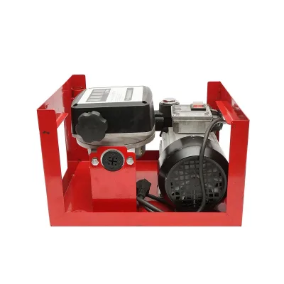 Pompa di trasferimento gasolio 220V 550W Breckner, portata 60 L/min. Kit pompa trasferimento gasolio con contatore, tubo di aspirazione da 1,5 m, tubo di trasferimento da 4 m, pistola - immagine 5