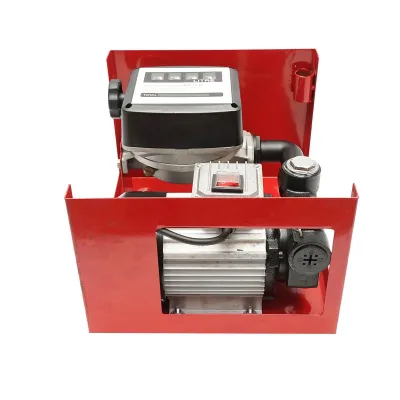 Pompa di trasferimento gasolio 220V 550W Breckner, portata 60 L/min. Kit pompa trasferimento gasolio con contatore, tubo di aspirazione da 1,5 m, tubo di trasferimento da 4 m, pistola - immagine 3