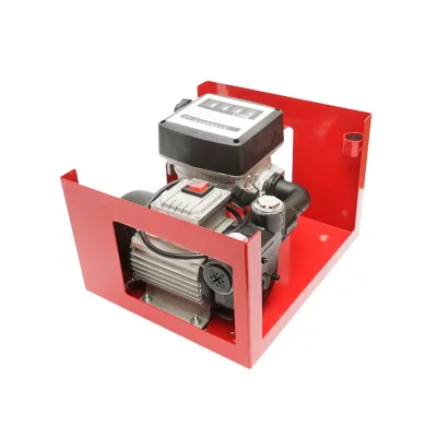 Pompa di trasferimento gasolio 220V 550W Portata 60 L/min. Kit Pompa Gasolio Elettrica con contatore, Tubo di aspirazione da 1,5 m, Tubo di trasferimento da 4 m, Pistola - immagine 6