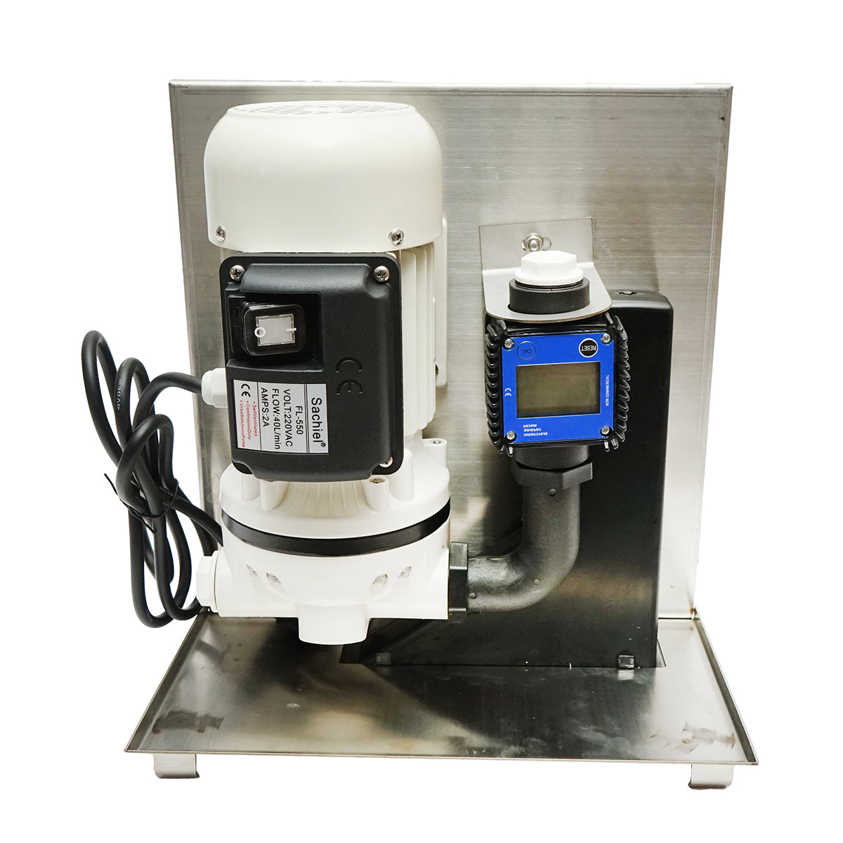 Pompa di trasferimento soluzione urea 220V, 440W 40L/min con tubo e pistola - immagine 4