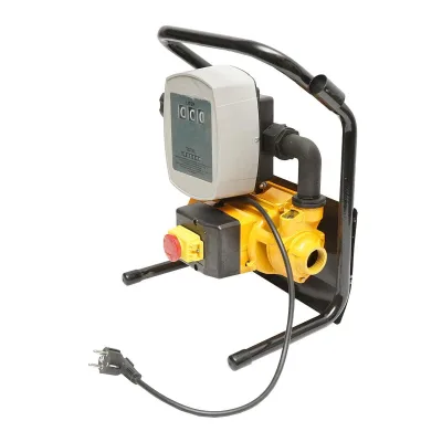 POMPA ELETTRICA AUTOADESCANTE 220V 600W 40L/min. Pompa gasolio Contalitri POMPA TRAVASO GASOLIO POMPA ELETTRICA AUTOADESCANTE con PISTOLA + ACCESSORI Breckner Germany - immagine 6