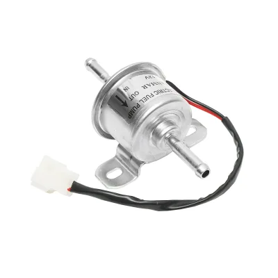 Pompa elettrica universale carburante 12V, L=130mm, fi 8mm per diesel/benzina OEM 21SK07 - immagine 2