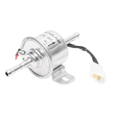 Pompa elettrica universale carburante 12V, L=130mm, fi 8mm per diesel/benzina OEM 21SK07 - immagine 3
