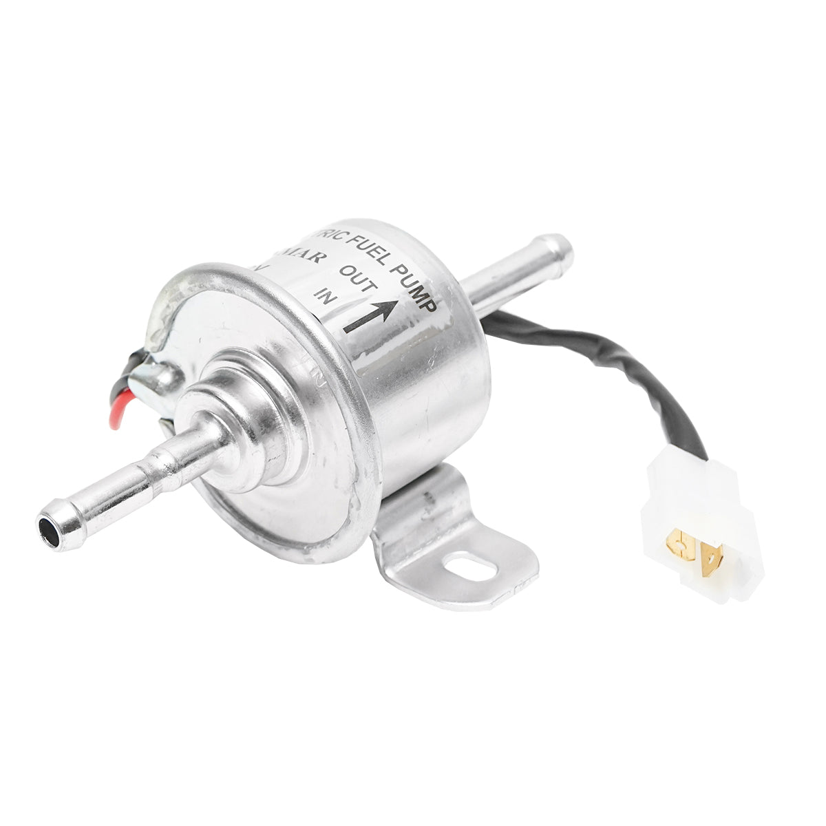 Pompa elettrica universale carburante 12V, L=130mm, fi 8mm per diesel/benzina OEM 21SK07 - immagine 3
