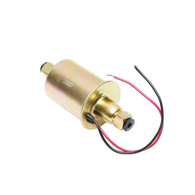 Pompa elettrica universale per carburante con filtro incorporato, 12V, L=145mm, fi 8mm per diesel/benzina OEM YK-2047, E8012SS - immagine 3