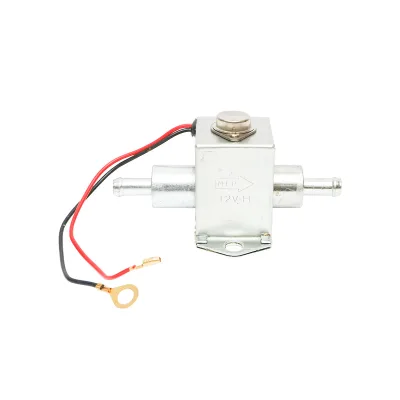 Pompa elettrica universale per carburante, 12V, L=130mm, Ø 10mm, per diesel/benzina OEM MEP-12V-H