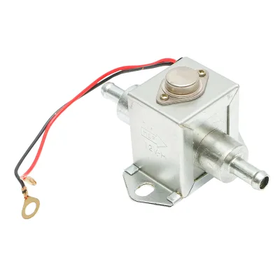 Pompa elettrica universale per carburante, 12V, L=130mm, Ø 10mm, per diesel/benzina OEM MEP-12V-H - immagine 2