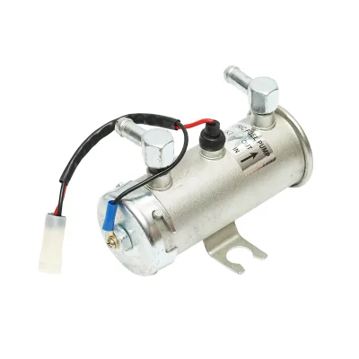 Pompa elettrica universale per carburante, 12V, L=145mm, Ø 10mm per diesel/benzina OEM YK-3111, 4HKI - immagine 2