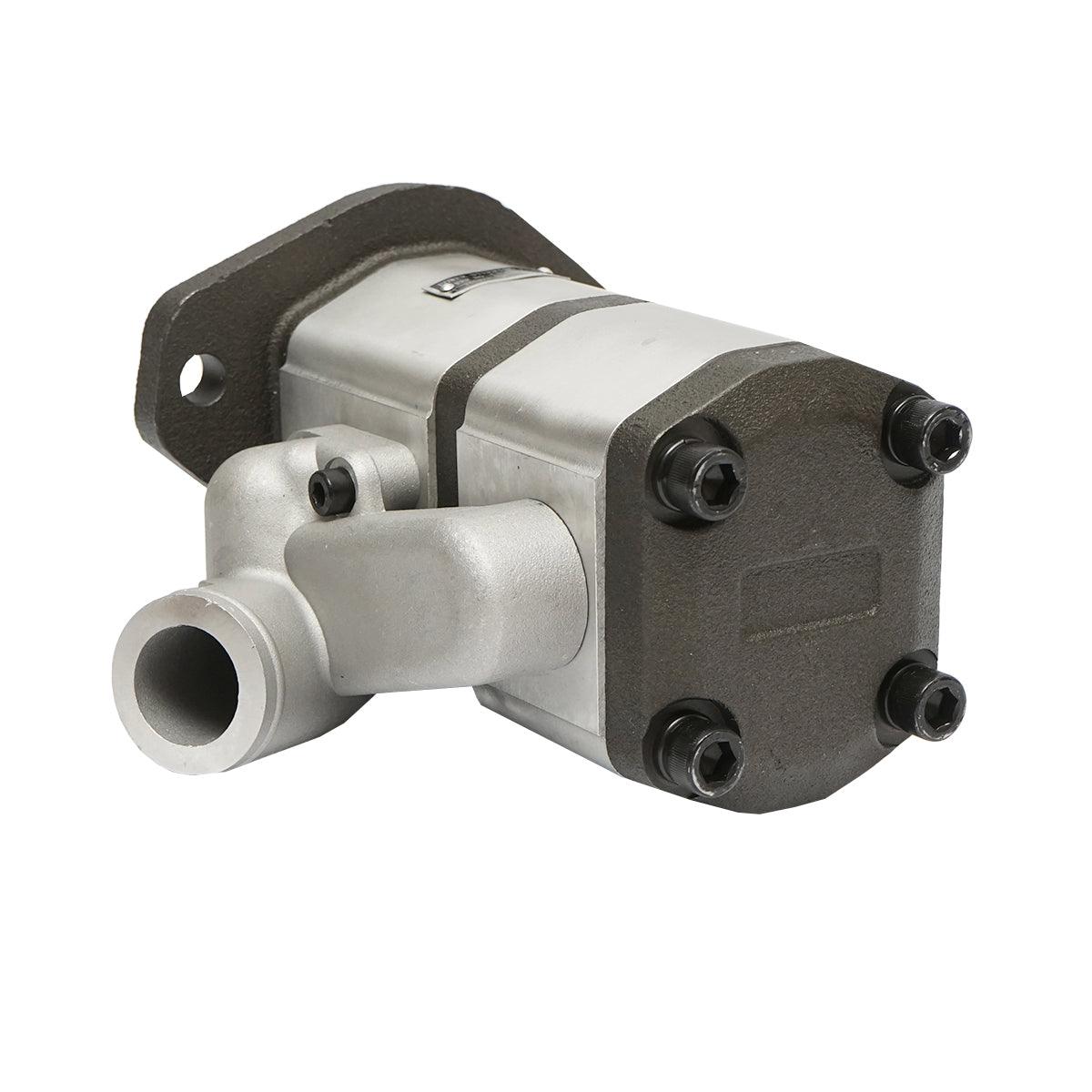 Pompa idraulica 28+12cm3, pignone 93.05mm, Z=31 per John Deere OEM RE72058, RE73947 - immagine 4