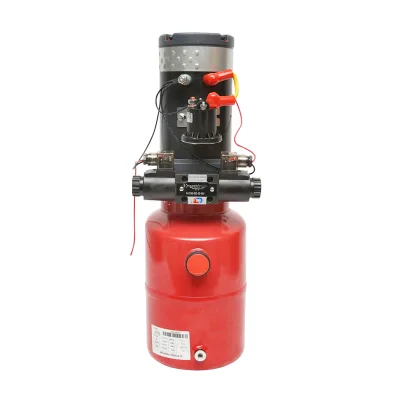 Pompa idraulica di ribaltamento 12V, 0,8Kw, 150Bar - immagine 4