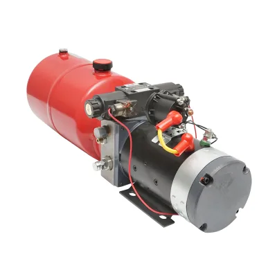 Pompa idraulica di ribaltamento 12V, 0,8Kw, 150Bar - immagine 3