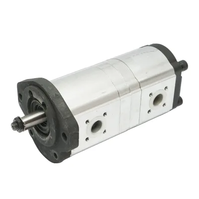 Pompa idraulica doppio corpo per John Deere e Renault, senso di rotazione sinistro, codice OEM RT7700036171 - immagine 4