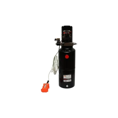 Pompa idraulica per ribaltabile 12V, 1,6kW 160 bar con serbatoio in metallo 10L - immagine 3