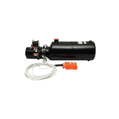 Pompa idraulica per ribaltabile 12V, 1,6kW 160 bar con serbatoio in metallo 10L