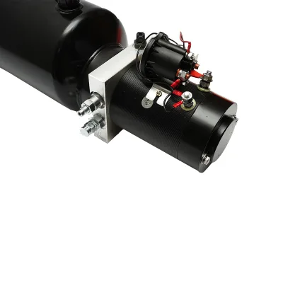 Pompa idraulica per ribaltabile 12V, 1,6kW 160 bar con serbatoio in metallo 10L - immagine 6