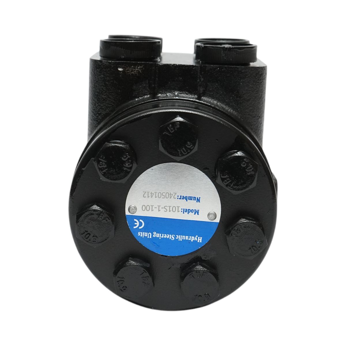 Pompa idraulica per servosterzo Danfoss per Massey Ferguson, Fiat, New Holland, Fendt, Case IH OSPC 100 ON, filettatura M18x1.5mm. Codici OEM: 1695444M91, 3821548M91, 3383107M1, 194653, 176642 - immagine 2