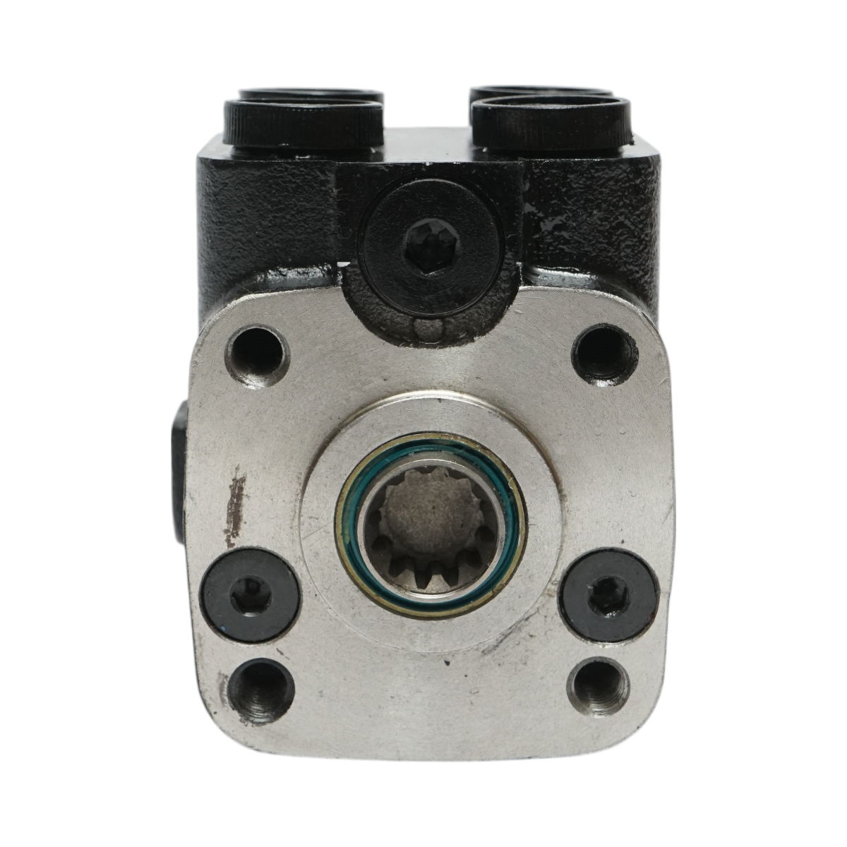 Pompa idraulica per servosterzo Danfoss per Massey Ferguson, Fiat, New Holland, Fendt, Case IH OSPC 100 ON, filettatura M18x1.5mm. Codici OEM: 1695444M91, 3821548M91, 3383107M1, 194653, 176642 - immagine 3