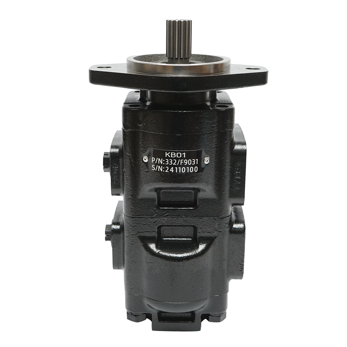 Pompa idraulica tripla con valvola 37/33CC per pala caricatrice, manitou JCB codice OEM 332/F9031, 20/925581, 333/G5391, 7049532007 - immagine 4