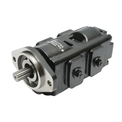 Pompa idraulica tripla con valvola 37/33CC per pala caricatrice, manitou JCB codice OEM 332/F9031, 20/925581, 333/G5391, 7049532007