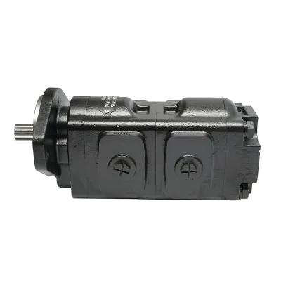 Pompa idraulica tripla con valvola 37/33CC per pala caricatrice, manitou JCB codice OEM 332/F9031, 20/925581, 333/G5391, 7049532007 - immagine 5