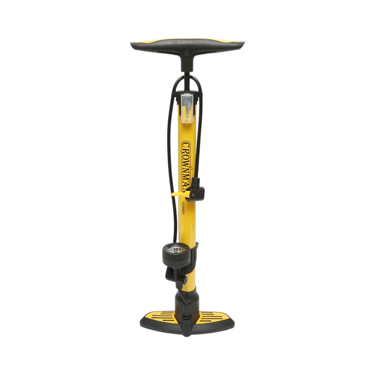 Pompa manuale con manometro 0-160 PSI 38x600mm Crownman - immagine 2