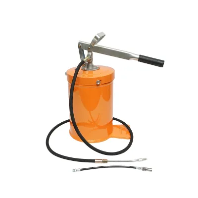 Pompa manuale per grasso da 12 kg con tubo flessibile da 1,5 m e pressione di 3000 PSI. Breckner Germany