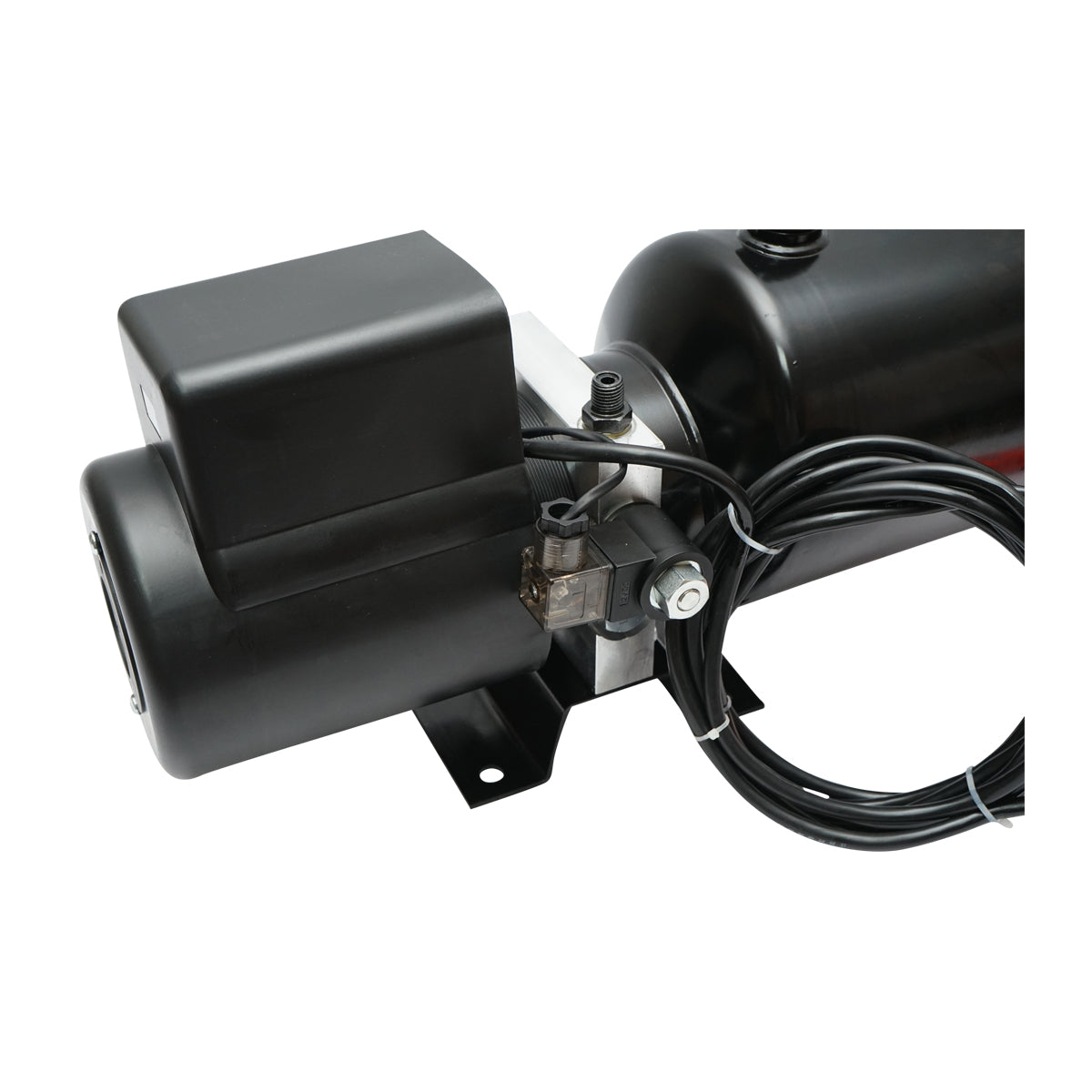 Pompa per cassone ribaltabile 12V, 2,2kW 150 bar, con serbatoio in metallo da 10 litri e telecomando - immagine 3