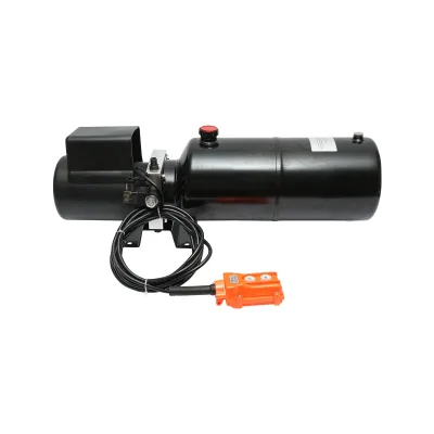 Pompa per cassone ribaltabile 12V, 2,2kW 150 bar, con serbatoio in metallo da 10 litri e telecomando - immagine 2