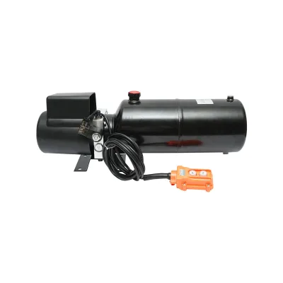 Pompa per cassone ribaltabile 24V, 2,2kW 150 bar, con serbatoio in metallo da 10 litri e telecomando - immagine 3