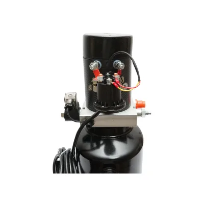 Pompa per cassone ribaltabile 24V, 2,2kW 150 bar, con serbatoio in metallo da 10 litri e telecomando - immagine 4