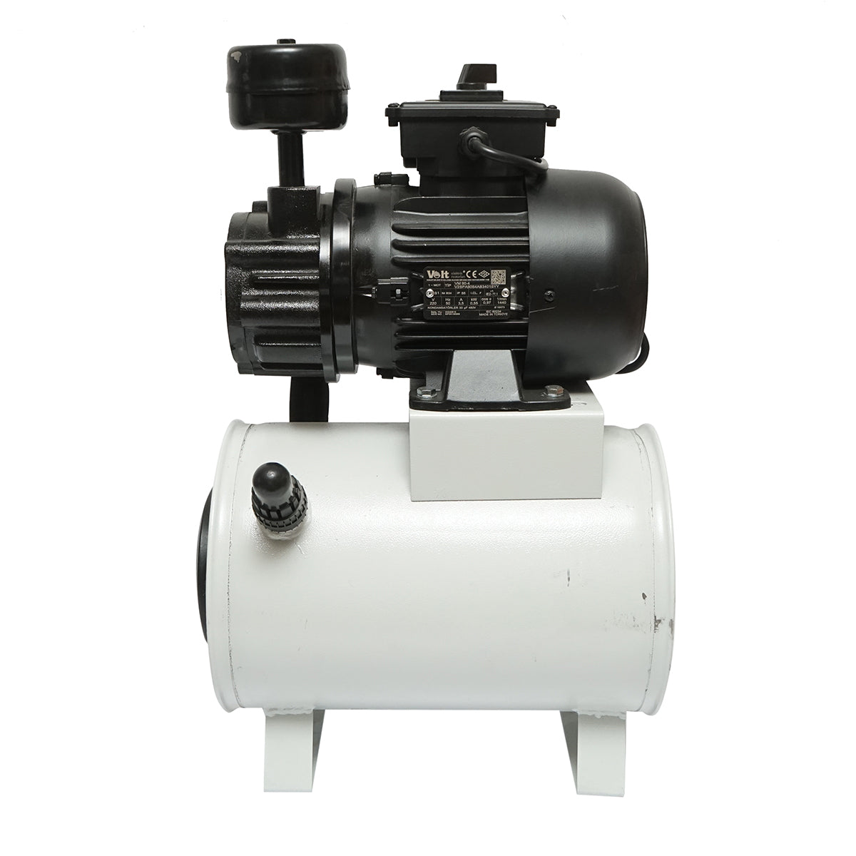 Pompa per vuoto a secco con motore da 550 W, 200 l/min 1440 giri/min e serbatoio per mungitrice per mucche Breckner Germany - immagine 2