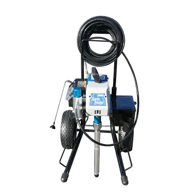 Pompa professionale airless per vernice con pistone e motore brushless da 1,3 kW, 220 V, portata 2,4 l/min, ugello 517, pressione massima 227 bar M24H - immagine 2