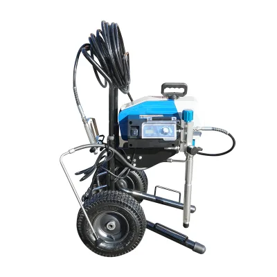 Pompa professionale airless per vernice con pistone e motore brushless da 1,3 kW, 220 V, portata 2,4 l/min, ugello 517, pressione massima 227 bar M24H