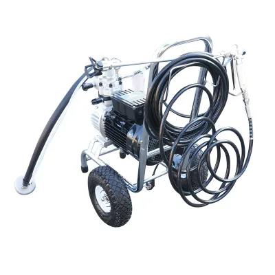 Pompa professionale airless per verniciatura con membrana, 2 kW, 220 V, portata 4 l/min, ugello 521, pressione massima 220 bar X D990 - immagine 3