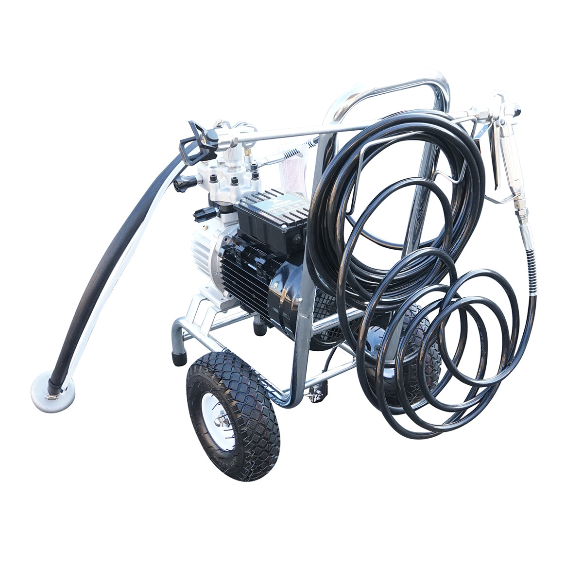 Pompa professionale airless per verniciatura con membrana, 2 kW, 220 V, portata 4 l/min, ugello 521, pressione massima 220 bar X D990 - immagine 3