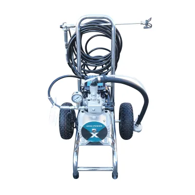 Pompa professionale airless per verniciatura con membrana, 2 kW, 220 V, portata 4 l/min, ugello 521, pressione massima 220 bar X D990