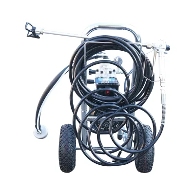 Pompa professionale airless per verniciatura con membrana, 2 kW, 220 V, portata 4 l/min, ugello 521, pressione massima 220 bar X D990 - immagine 4