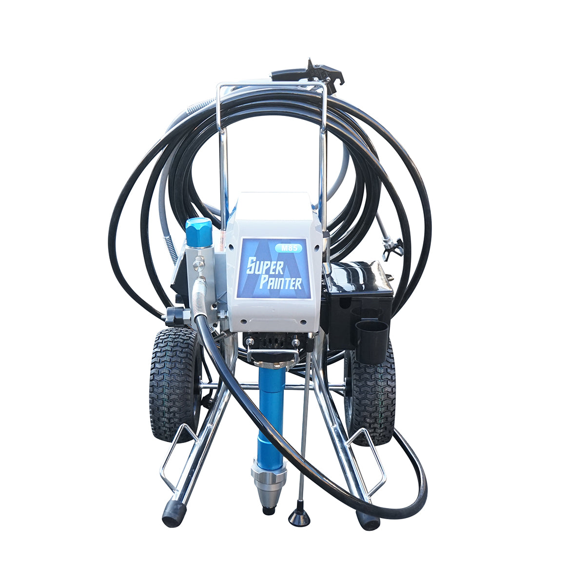 Pompa professionale per verniciatura airless con pistone e motore brushless da 4,5 kW, 220 V, portata 8,5 l/min, ugello 517, pressione massima 227 bar M85 - immagine 2
