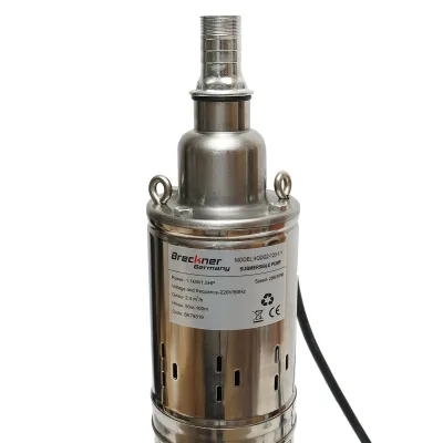 Pompa sommersa 1100W/1.5HP, 220V, D100mm, 40 l/min, 2.4 m3/h, H90-100m, 2860 rpm 4QDG2-120-1.1 Breckner Germany. - immagine 4