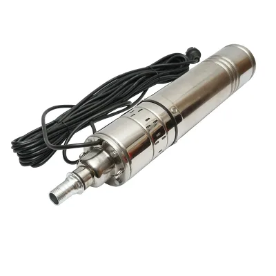 Pompa sommersa 370W 220V, D100mm, 20 l/min, 1.2 m³/h, H70m, motore in bagno d'olio 2860 rpm 4QGD1.2-50-0.37 Breckner Germany - immagine 2