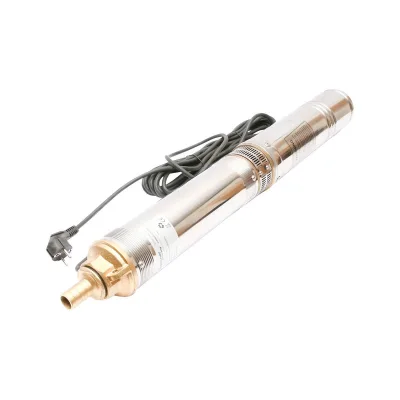 Pompa sommersa per acqua, 1,1 kW, 220 V, 100 L/min, 48 m, Acciaio inossidabile, Ø 95 mm Pompa 1100 W - immagine 4