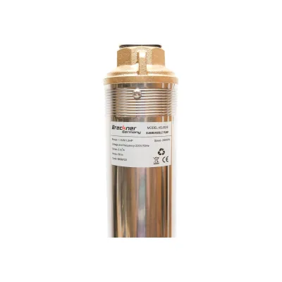 Pompa sommersa per acqua, 1,1 kW, 220 V, 100 L/min, 48 m, Acciaio inossidabile, Ø 95 mm Pompa 1100 W - immagine 2
