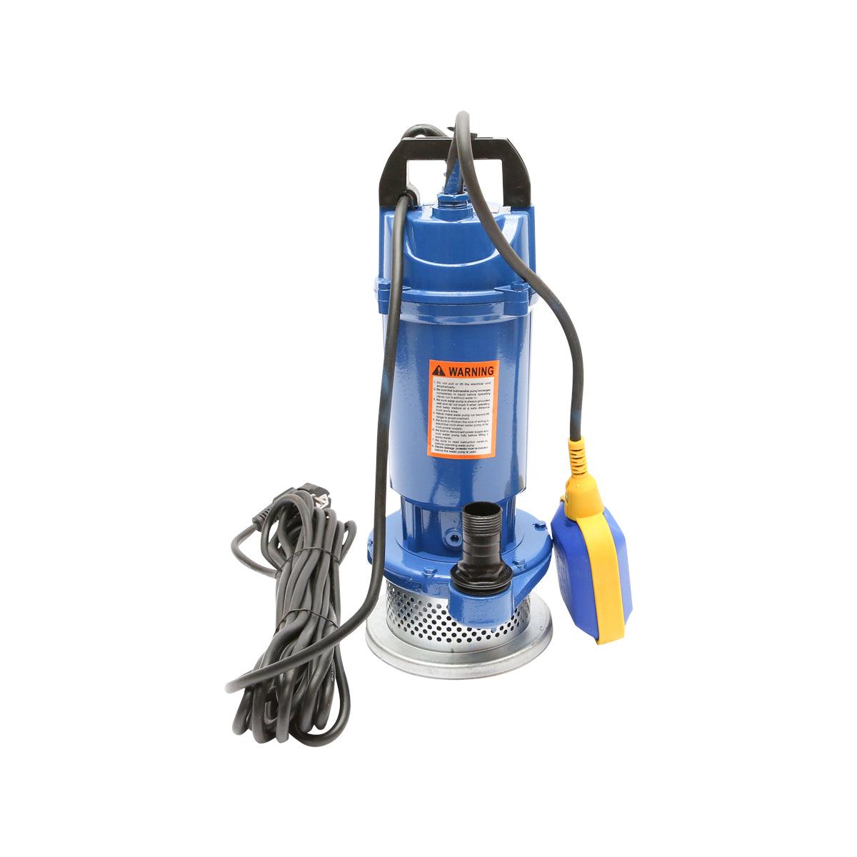 Pompa sommersa per acque sporche, drenaggio con galleggiante 370W, 66L/min, profondità 11m, 220V