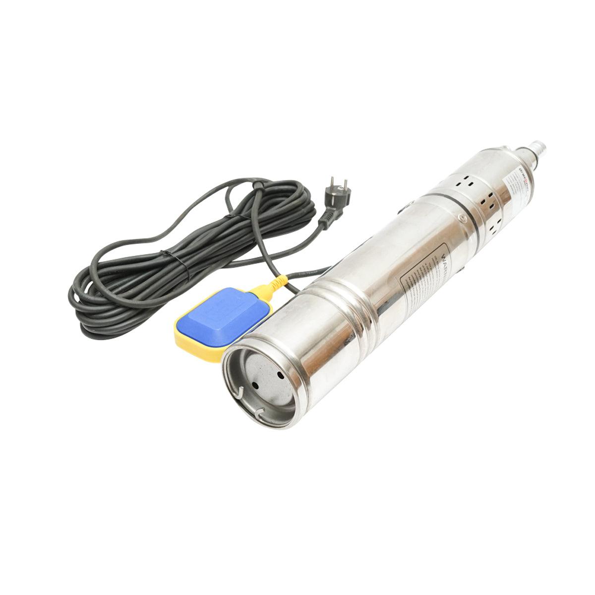 Pompa sommersa, 30 l/min, 60-70 m, 370 W, 220 V, galleggiante, acciaio inossidabile, 10 m cavo, 95 mm, pompa per acqua chiara - immagine 3