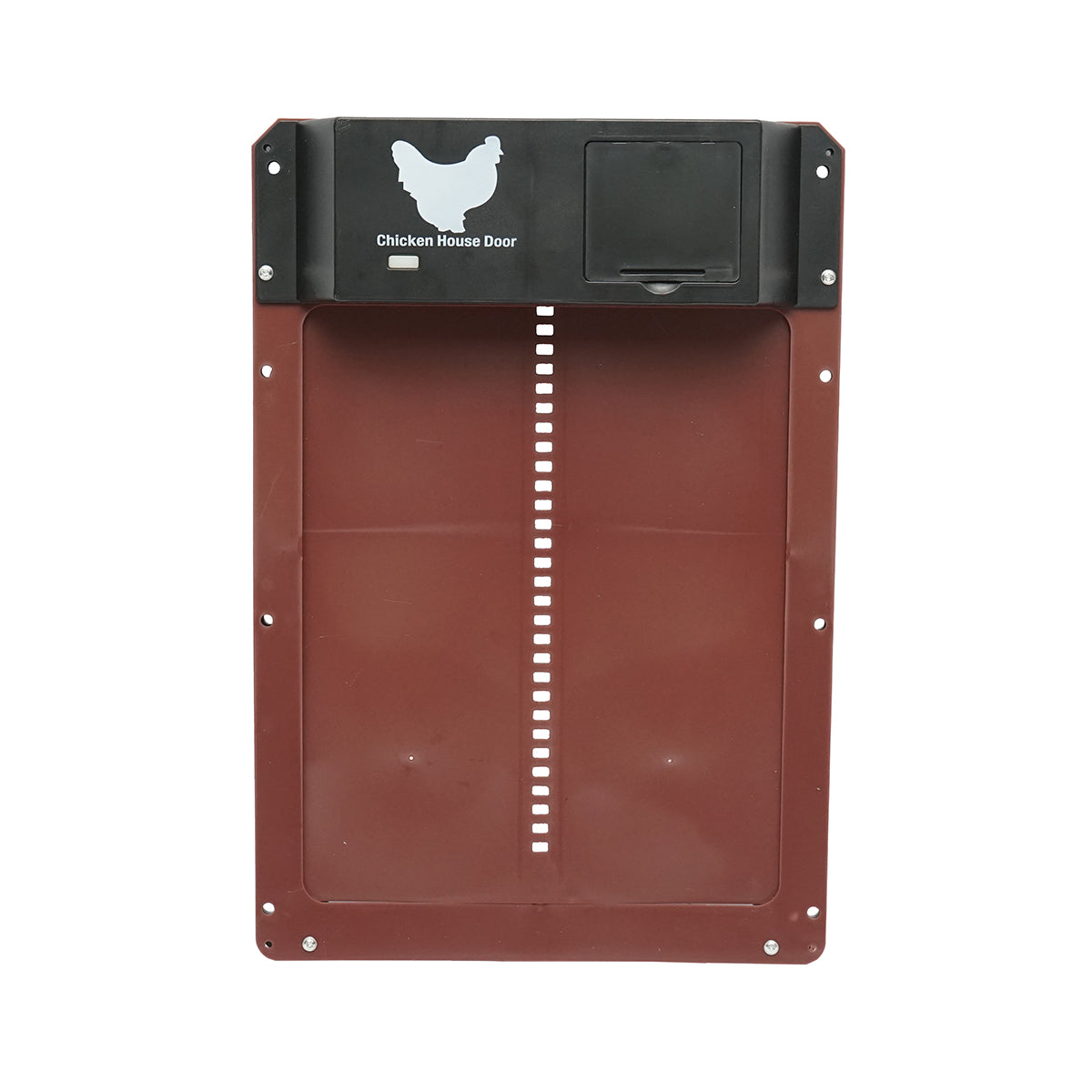 Porta automatica per pollaio, per uccelli, con sensore di luce, 35x24x3,7 cm, 3 batterie AA