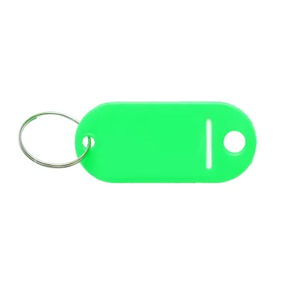 Portachiavi verde con etichetta - immagine 3