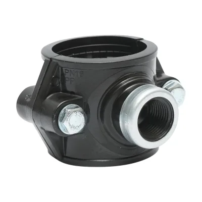 Presa a staffa 50mm X 1/2", PN16, per sistemi di irrigazione Raccordo Morsetto di connessione a compressione - immagine 4