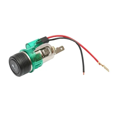 Presa accendisigari universale 12V fi28 per auto, con luce verde integrata Breckner Germany - immagine 2