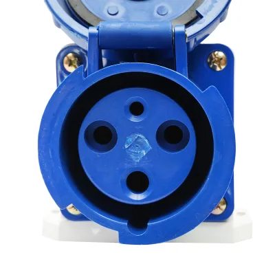 Presa industriale monofase 63A, 250V, IP67, 6H Suntree - immagine 2